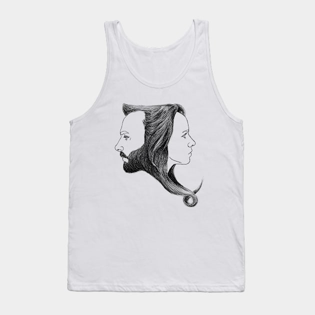 Adam and Eve Tank Top by Tylerangel